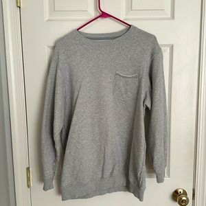 Grey Aerie Oversized Crewneck with pocket